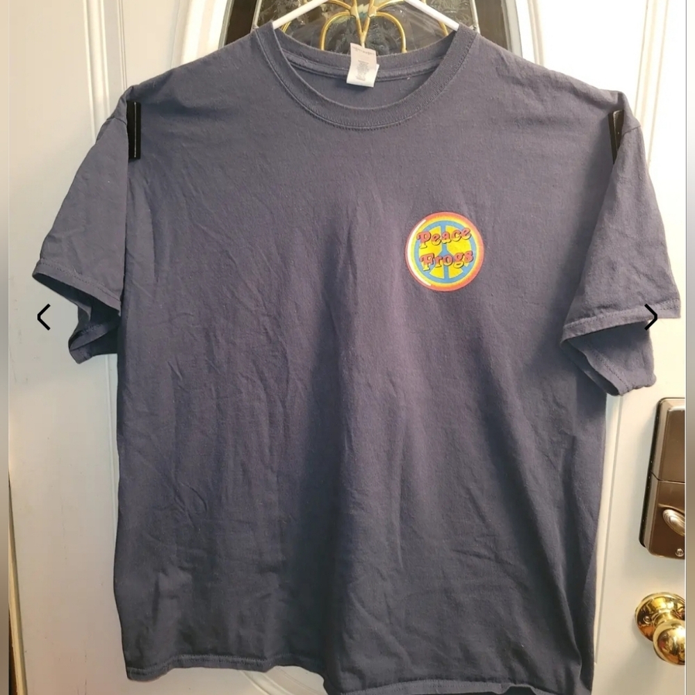 Vintage Peace Frogs Right On Eco-Friendly Tee XXL - Picture 3 of 6